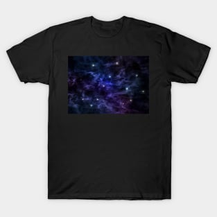 Galaxy with stars T-Shirt